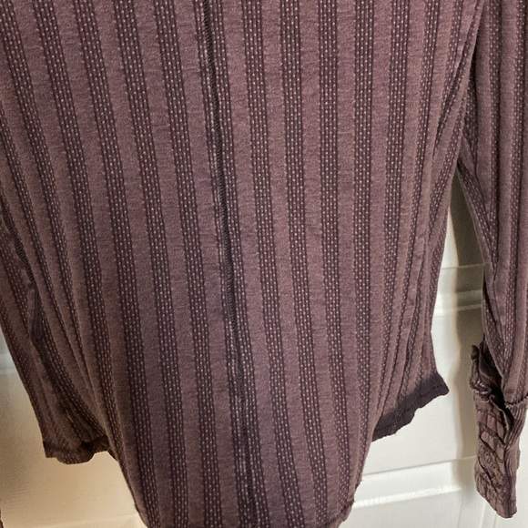 Free People Could I Love You More Eyelet Embroidered Ruffle Cuff Top - Picture 6 of 10